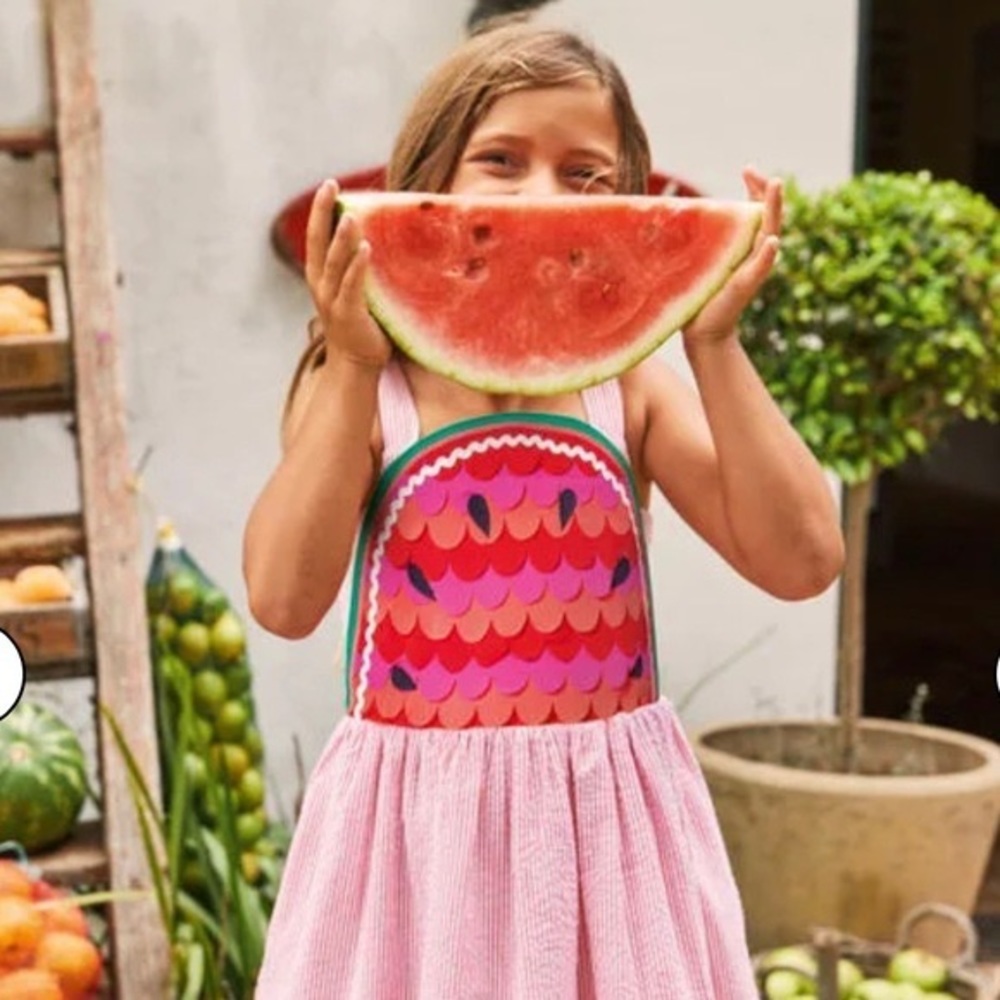 Mini boden 6/7 little girls dress